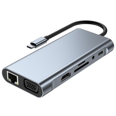 10-IN-1 DATA AND POWER USB 3.0 HUB