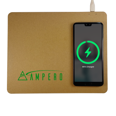 MOUSE PAD WITH 15W WIRELESS FAST CHARGING, RECYCLED PAPER (FSC)