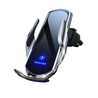 15 W WIRELESS FAST CHARGER FOR CARS, WITH AUTOMATIC CLOSING, LED LOGO