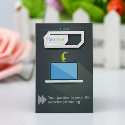 SECURITY COVER FOR COMPUTER WEBCAM, WITH BUSINESS CARD