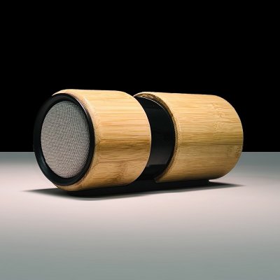 BAMBOO WIRELESS 10 W SPEAKER WITH CLOCK AND ALARM CLOCK, WITH TWS FUNCTION