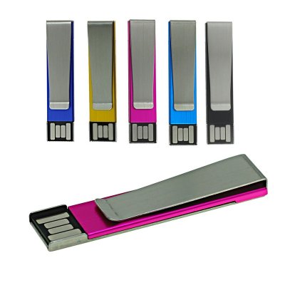 METAL MINI USB FLASH DRIVE CLIP
