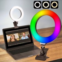 RING RGB LED LAMP WITH LAPTOP CLIP