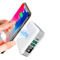 WIRELESS CHARGING ADAPTER WITH A POWER BANK 6700 MAH