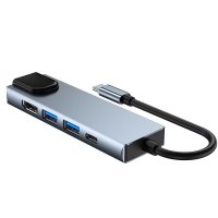 5-IN-1 DATA AND POWER HIGH-SPEED USB HUB
