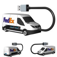 USB HUB IN CUSTOM 3D SHAPE, 4 OUTPUTS (USB A 3.0 + 3 × USB A 2.0), USB A CONNECTOR