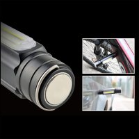 EMERGENCY LED LAMP WITH MAGNETIC MOUNT, INTEGRATED BATTERY AND USB CHARGING