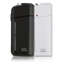 STANDBY POWER BANK WITH LED LAMP FOR 2 X AA BATTERIES (REPLACEABLE)