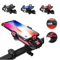 4-IN-1 BICYCLE HOLDER, POWERFUL TORCH, LOUD ELETRONIC ALARM AND POWER BANK, 2000/4000MAH