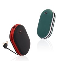 POWER BANK WITH HAND WARMER 
AND INTEGRATED CABLE, 6000 MAH