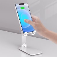 FOLDABLE PHONE/TABLET STAND WITH 15W WIRELESS FAST CHARGING