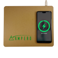 MOUSE PAD WITH WIRELESS FAST CHARGING, RECYCLED PAPER (FSC)