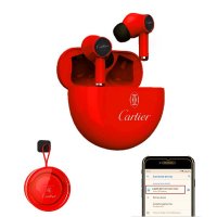 WIRELESS TWS EARPHONES WITH ANC (ACTIVE NOISE CANCELLING) AND TOUCH CONTROL, IN CUSTOM COLORS, IN BOX WITH WIRELESS CHARGING