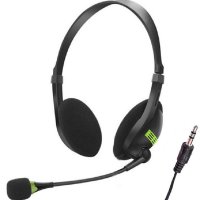 OVERHEAD HEADPHONES WITH MICROPHONE, CONNECTED WITH 3,5 MM JACK