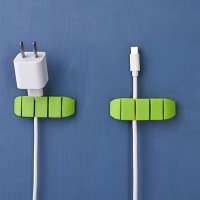 SELF-ADHESIVE ORGANISER FOR 4 CABLES