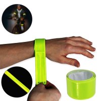 REFLECTIVE SLAP ON BRACELET + LOGO 1 COLOUR