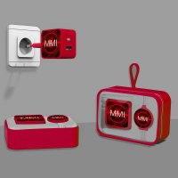 GIFT SET - USB CABLE AND USB ADAPTER, WITH LED LOGO