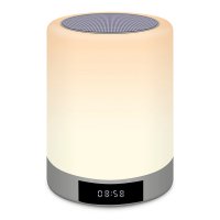 TOUCH TABLE LAMP WITH BLUETOOTH
SPEAKER AND ALARM CLOCK