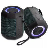 WATER RESISTANT WIRELESS 15W SPEAKER WITH COLOUR BACKLIGHT
