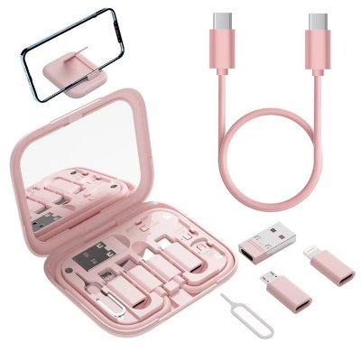 MULTIFUNCTIONAL USB CABLE WITH MIRROR AND STAND