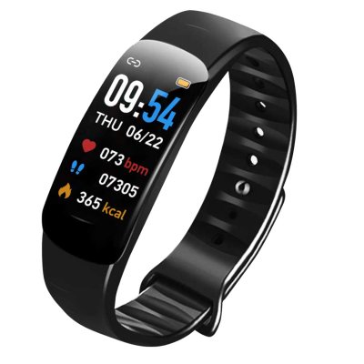 Fitness band with blood pressure and heart rate measurement and notifications PULZIO