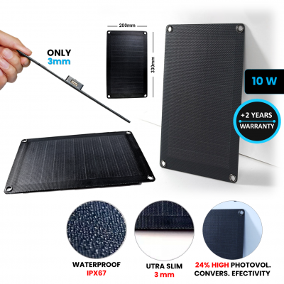 10 W charging solar panel