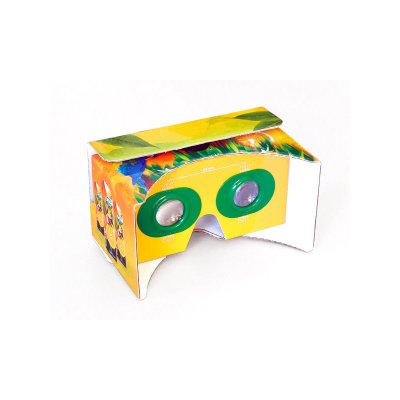 CARDBOARD 3D VIRTUAL GLASSES WITH FULL SURFACE CMYK PRINTING