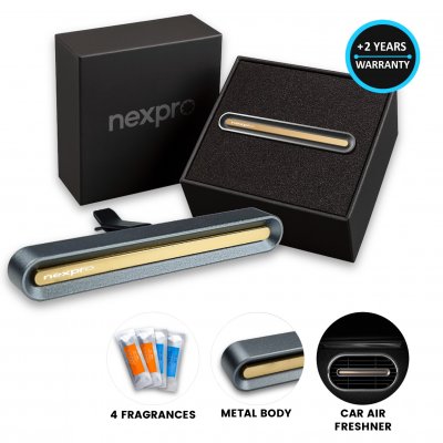 Elegant metal car air freshener