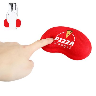 Textile gel wrist pad