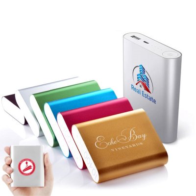 Metal power bank, 6000–12000 mAh