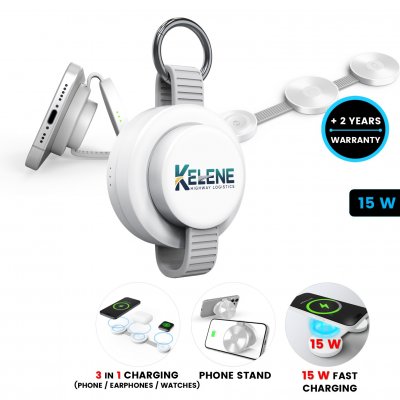 15 W multifunction magnetic wireless charger 3-in-1 FLEXMAG