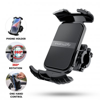 Phone holder for bicycle / scooter / motorcycle