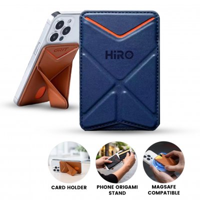 Magnetic (MagSafe compatible) card holder / stand ORIGAMI