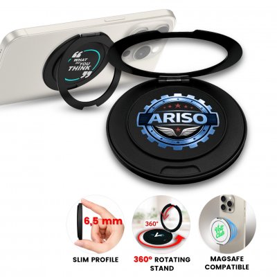 Magnetic rotating phone stand LOOPR (MagSafe compatible)