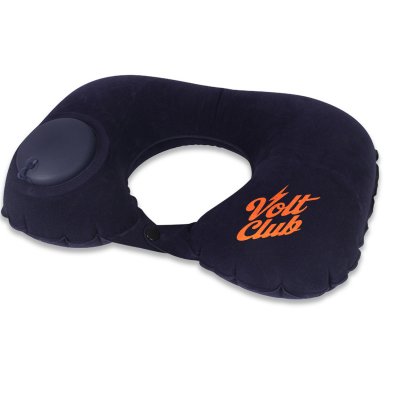 Inflatable travel pillow with integrated pump EASYPUMP