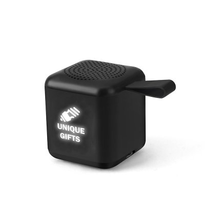MINI CUBE BLUETOOTH SPEAKER WITH LED LOGO AND TWS FUNCTION