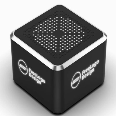 5 W wireless Bluetooth speaker with LED logo option on four sides