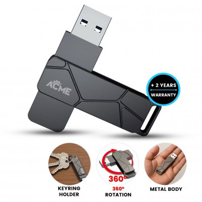 Rotating high-speed USB flash drive