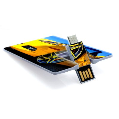 OTG USB FLASH DRIVE PLASTIC CARD